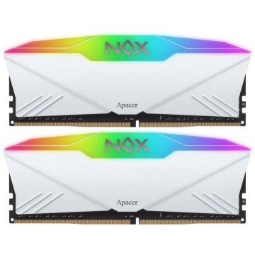 Оперативная память 16 Gb 3200 MHz Apacer NOX RGB OC White (AH4U16G32C28YNWAA-2)