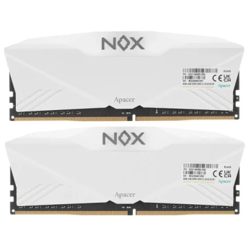Оперативная память 16 Gb 3200 MHz Apacer NOX RGB OC White (AH4U16G32C28YNWAA-2)