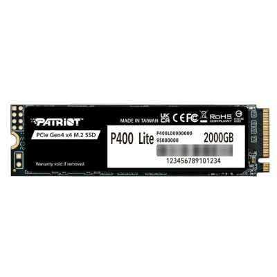 Твердотельный накопитель Patriot 2000 Gb P400 Lite (P400LP2KGM28H)