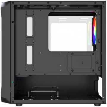 Компьютерный корпус Powercase Mistral Micro A3B ARGB V2 ARGB Black (CMMAB-A3-V2)
