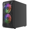Компьютерный корпус Powercase Mistral Micro A3B ARGB V2 ARGB Black (CMMAB-A3-V2)
