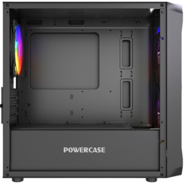 Компьютерный корпус Powercase Mistral Micro A3B ARGB V2 ARGB Black (CMMAB-A3-V2)