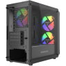 Компьютерный корпус Powercase Mistral Micro A3B ARGB V2 ARGB Black (CMMAB-A3-V2)