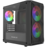 Компьютерный корпус Powercase Mistral Micro A3B ARGB V2 ARGB Black (CMMAB-A3-V2)