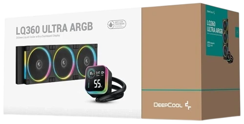 Система жидкостного охлаждения для процессора Deepcool LQ360 ULTRA ARGB Black