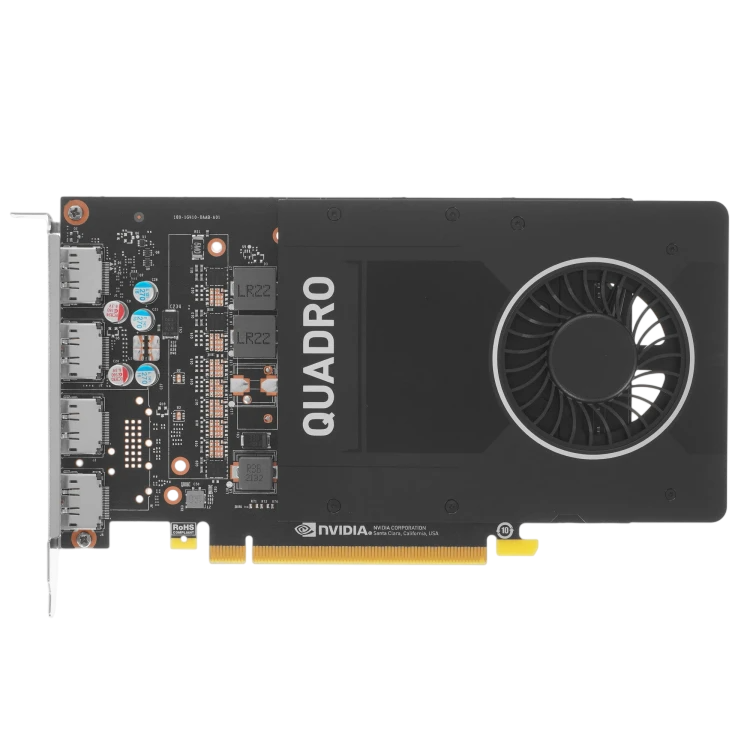 Видеокарта NVIDIA (VCQP2000-SB) GeForce Quadro P2000 5GB