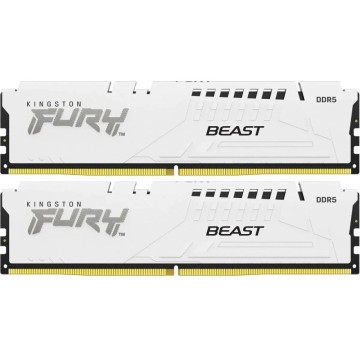 Оперативная память 32 Gb 5200 MHz Kingston FURY Beast White (KF552C40BWK2-32)
