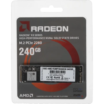 Твердотельный накопитель 240 Gb AMD Radeon R3 Series (R3MP30240G8)
