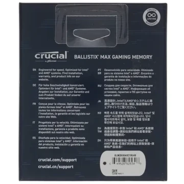 Оперативная память 16 Gb 4000 MHz CRUCIAL BALLISTIX MAX (BLM2K8G40C18U4B)