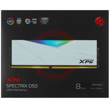 Оперативная память 16 Gb 3600 MHz ADATA XPG White (AX4U36008G18I-DW50)