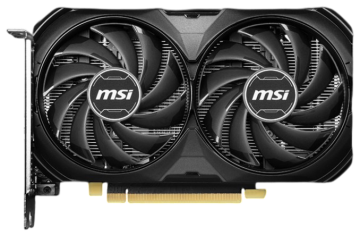 Видеокарта MSI (RTX 4060 Ti VENTUS 2X BLACK 16G OC) GeForce RTX 4060 Ti 16GB VENTUS 2X BLACK OC
