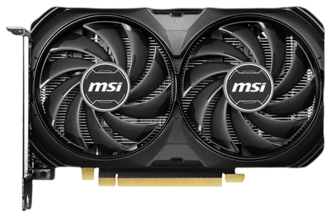 Видеокарта MSI (RTX 4060 Ti VENTUS 2X BLACK 16G OC) GeForce RTX 4060 Ti 16GB VENTUS 2X BLACK OC