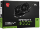 Видеокарта MSI (RTX 4060 Ti VENTUS 2X BLACK 16G OC) GeForce RTX 4060 Ti 16GB VENTUS 2X BLACK OC
