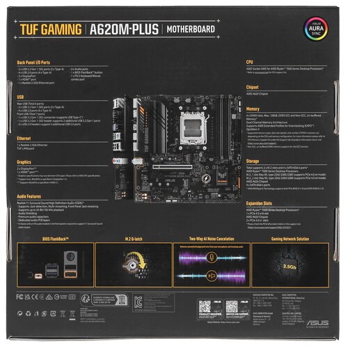 Материнская плата ASUS TUF GAMING A620M-PLUS 90MB1EZ0-M0EAY0