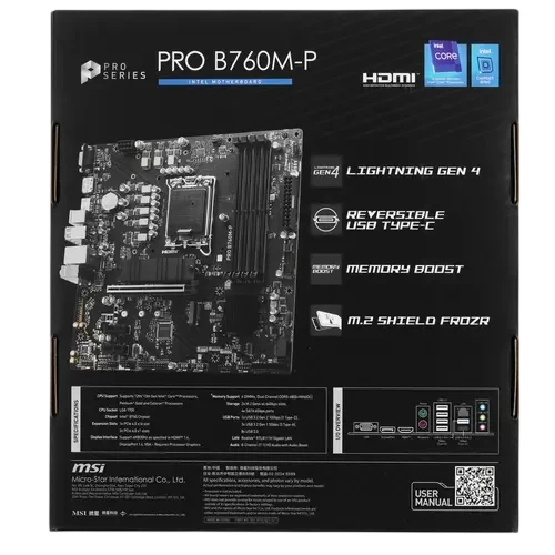 Материнская плата MSI PRO B760M-P