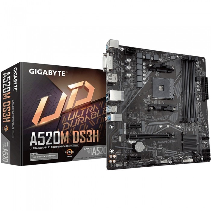 Материнская плата Gigabyte A520M DS3H