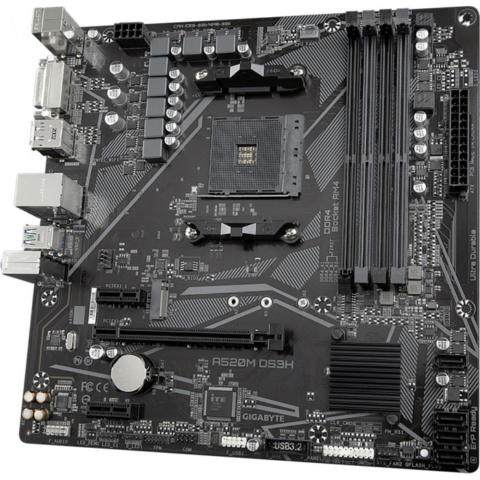 Материнская плата Gigabyte A520M DS3H