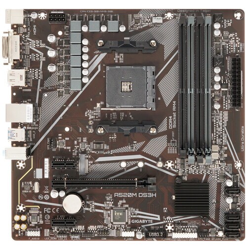 Материнская плата Gigabyte A520M DS3H