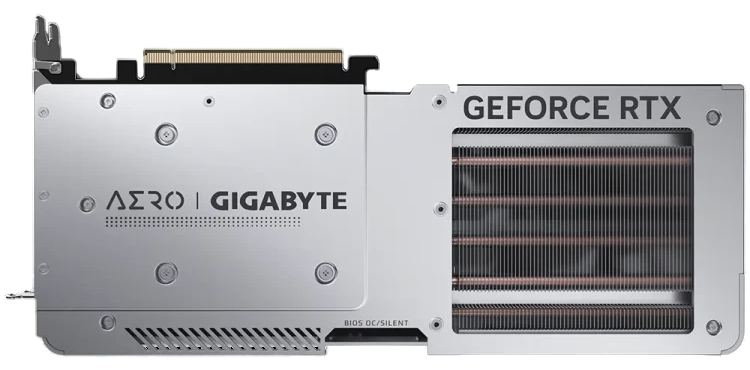Видеокарта Gigabyte (GV-N407TSAERO OC-16GD) GeForce RTX 4070 Ti SUPER 16GB AERO OC