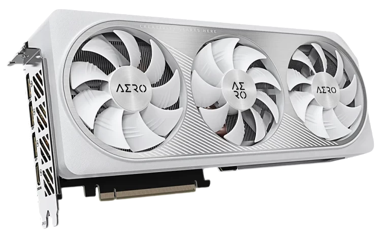 Видеокарта Gigabyte (GV-N407TSAERO OC-16GD) GeForce RTX 4070 Ti SUPER 16GB AERO OC