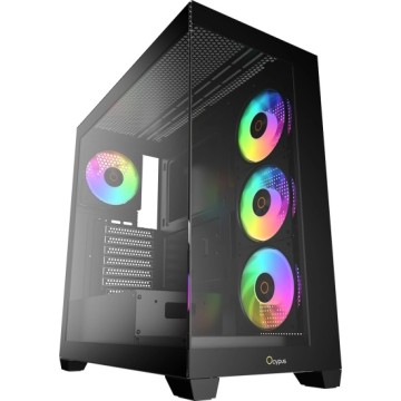Компьютерный корпус Ocypus Gamma C72 BK TG Black (Gamma-C72-BKD400XX-GL)