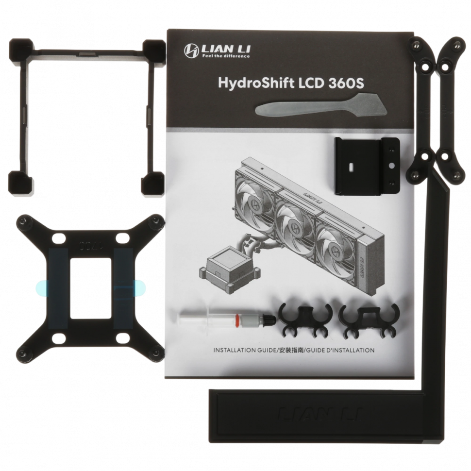 Система жидкостного охлаждения для процессора Lian Li HydroShift LCD 360S Black (G89.GHSLCD36SB.R0)