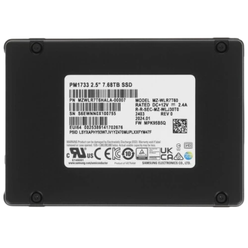Твердотельный накопитель Samsung 7600 Gb U.2 (MZWLR7T6HALA-00007)
