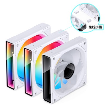 Комплект вентиляторов для корпуса JONSBO ZK-120WR (3 in 1) Reverse ARGB White