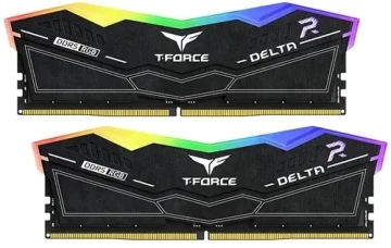 Оперативная память 32 Gb 6400 MHz Team Group T-FORCE DELTA RGB Black (FF3D532G6400HC40BDC01)