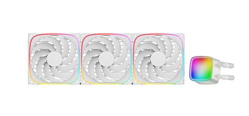 Система жидкостного охлаждения для процессора Geometric Future Eskimo Pro 420 ARGB White (1C253W0421000)