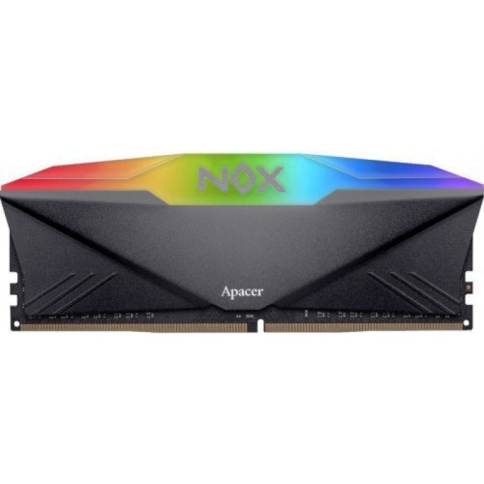 Оперативная память 8 Gb 3200 MHz Apacer NOX RGB Black (AH4U08G32C28YNBAA-1)