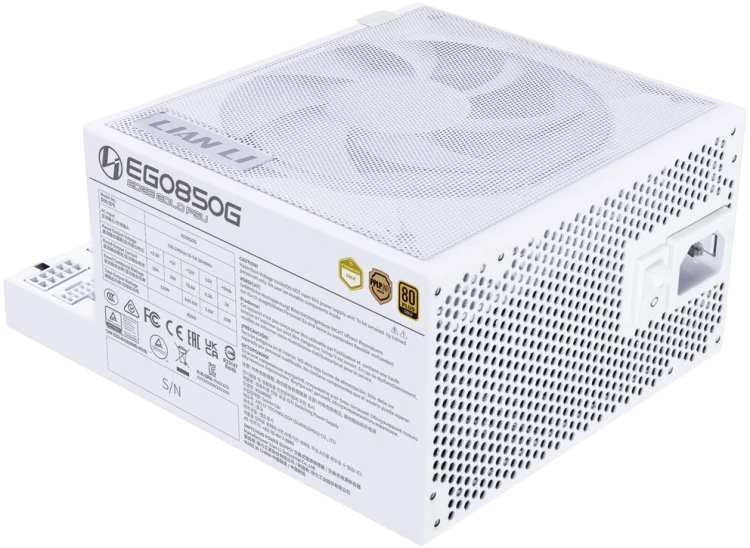 Блок питания Lian Li 850W EG0850G White (G9P.EG0850G.W000.RU) 16 Pin (PCIe 5.0 Connector Cable Details)