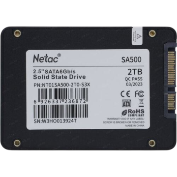 Твердотельный накопитель NETAC 2000 Gb (NT01SA500-2T0-S3X)