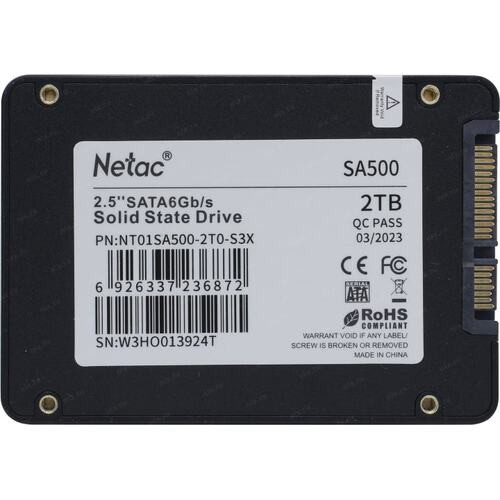 Твердотельный накопитель NETAC 2000 Gb (NT01SA500-2T0-S3X)