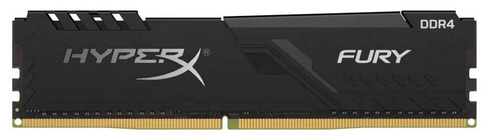 Оперативная память 4 Gb 2666 MHz Kingston HYPERX FURY Black (HX426C16FB3/4)