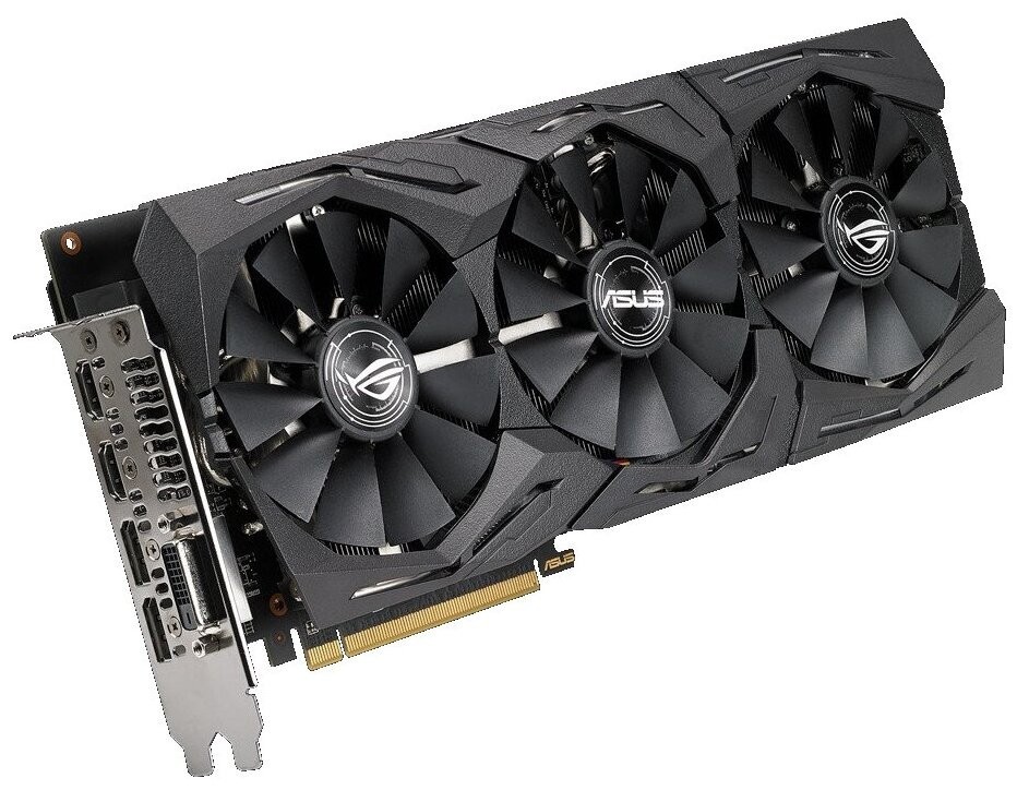 Видеокарта ASUS (ROG-STRIX-RX580-O8G-GAMING) AMD Radeon RX 580 8GB ROG STRIX GAMING OC