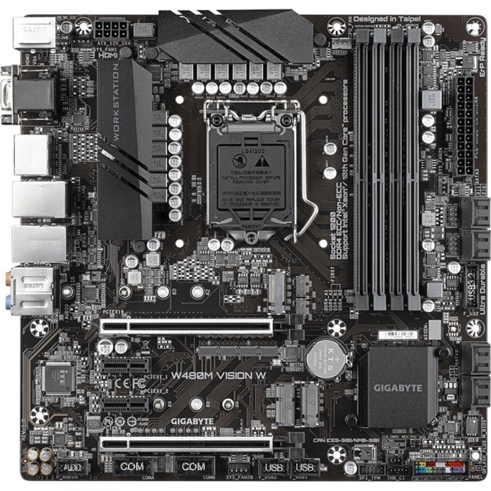 Материнская плата GIGABYTE W480M VISION W