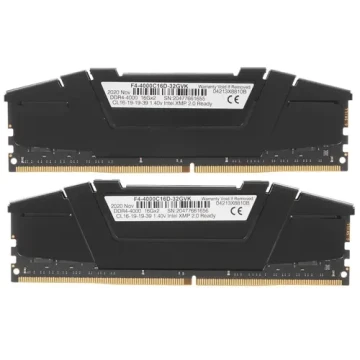 Оперативная память 32 Gb 4000 MHz G.Skill RIPJAWS V Black (F4-4000C16D-32GVK)