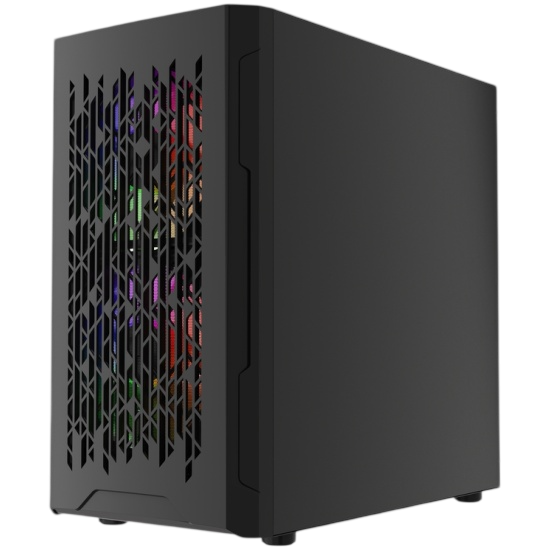 Компьютерный корпус Powercase Mistral Micro D3B ARGB V2 Black (CMMDB-A3-V2)