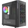 Компьютерный корпус Powercase Mistral Micro D3B ARGB V2 Black (CMMDB-A3-V2)