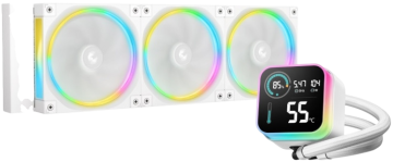 Система жидкостного охлаждения для процессора Deepcool LQ360 ULTRA WH ARGB White