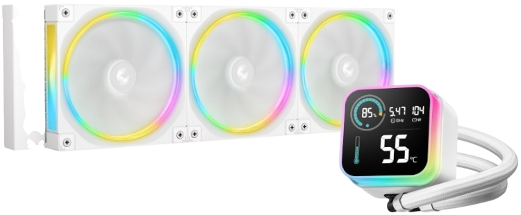 Система жидкостного охлаждения для процессора Deepcool LQ360 ULTRA WH ARGB White