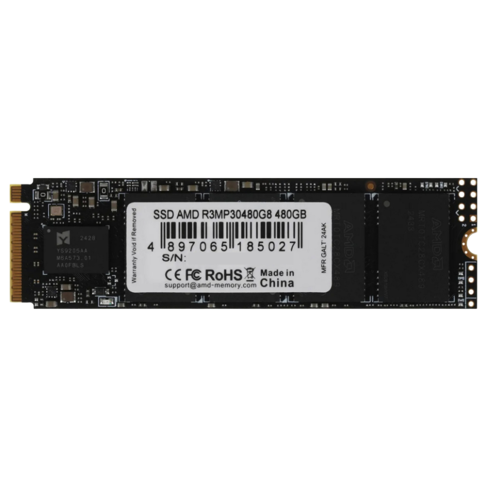 Твердотельный накопитель AMD 480 Gb Radeon R3 Series (R3MP30480G8)