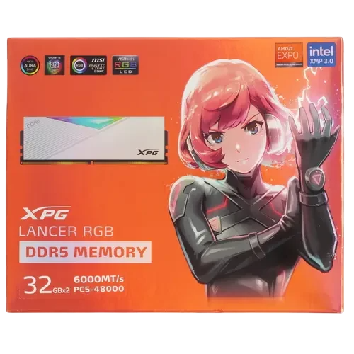 Оперативная память 64 Gb 6000 MHz ADATA XPG LANCER RGB (AX5U6000C3032G-DCLARWH)