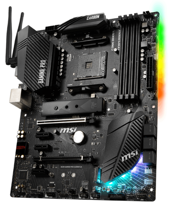 Материнская плата MSI B450 GAMING PRO CARBON MAX WIFI