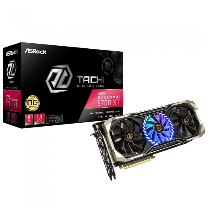 Видеокарта ASRock (RX5700XT TCX 8GP) AMD Radeon RX 5700 XT 8GB Taichi X OC+