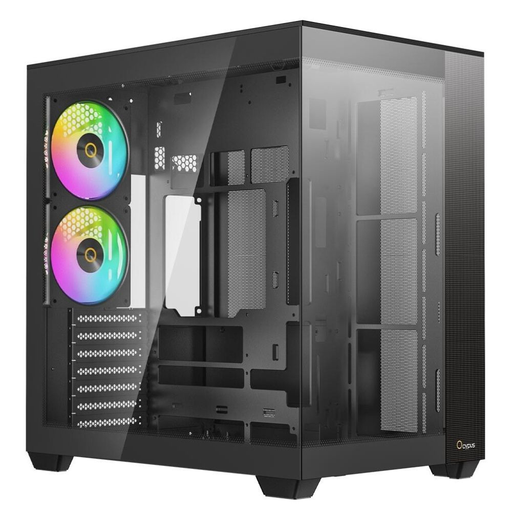 Компьютерный корпус Ocypus Delta C74 BK ARGB TG Black (Delta-C74-BKD200XX-GL)