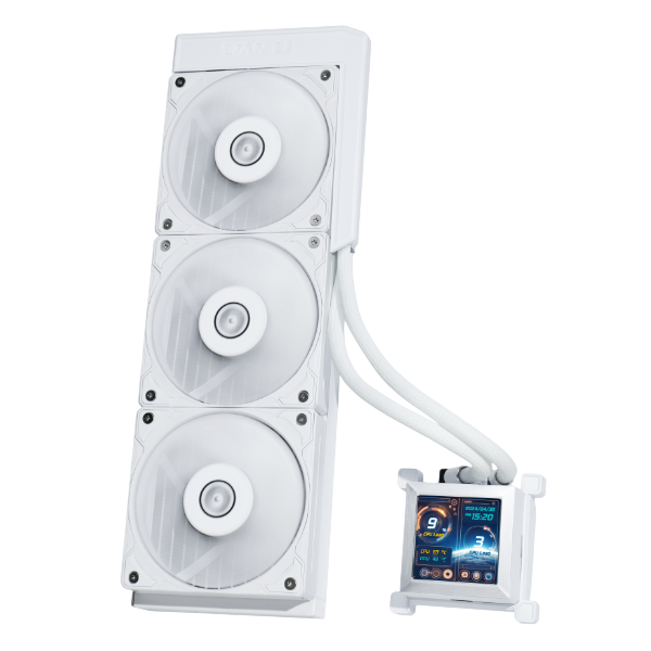 Система жидкостного охлаждения для процессора Lian Li HydroShift LCD 360S White (G89.GHSLCD36SW.R0)