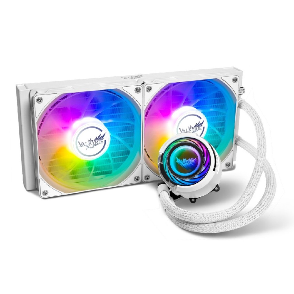 Система жидкостного охлаждения для процессора Valkyrie Jarn 280 ARGB White (HW C280W)