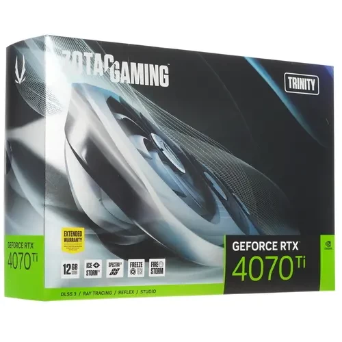 Видеокарта ZOTAC (ZT-D40710D-10P) GeForce RTX 4070 Ti 12Gb TRINITY
